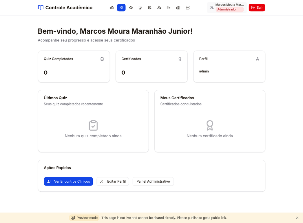 Quiz com Certificação Automática